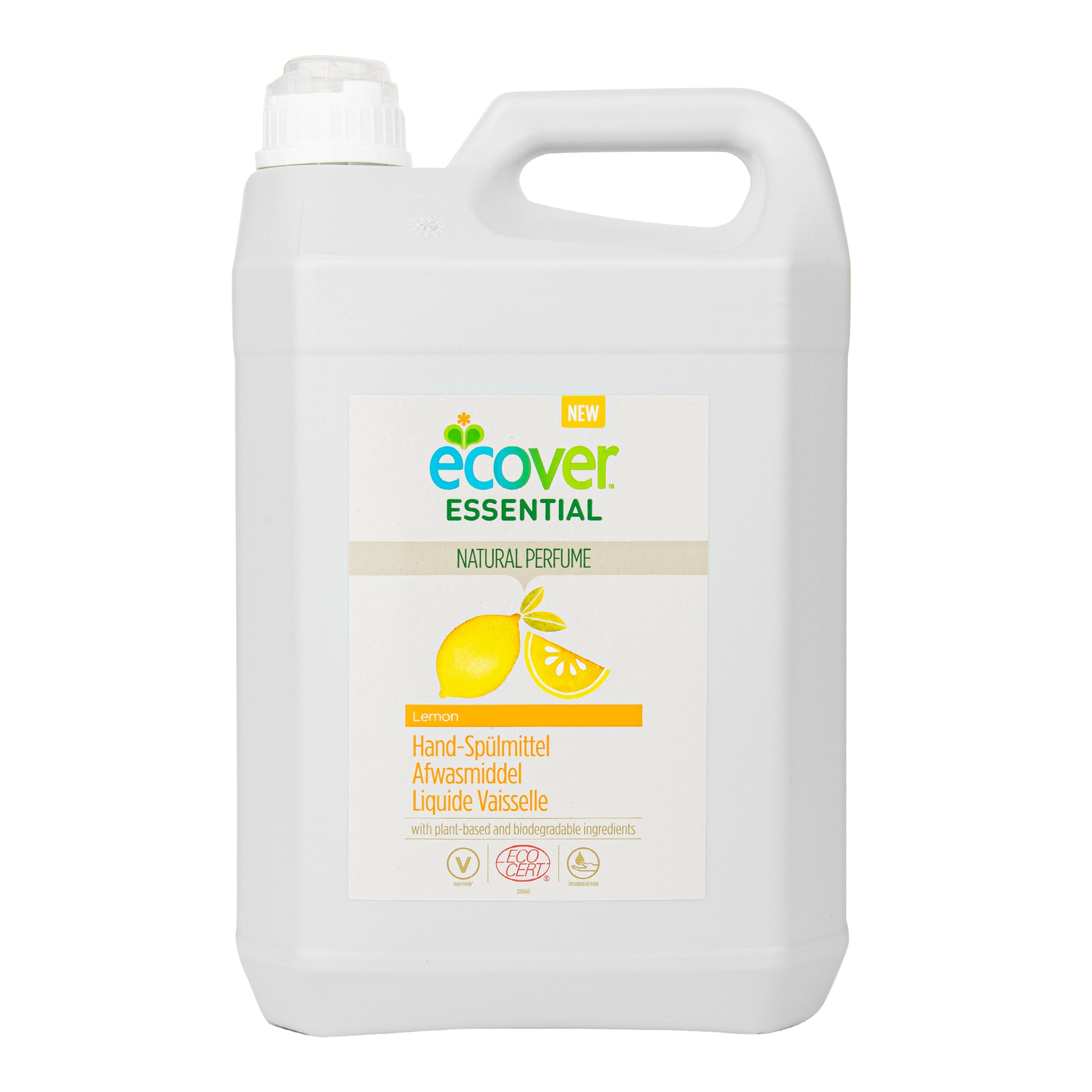952123 ECOVER přípravek na mytí nádobí Citron 5 l   ECOCERT-2